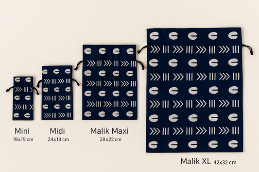 Set 4 pochons Malik Jàmm ci Kaw